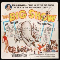 3g201 BIG SHOW 6sh '61 sexy Esther Williams & Cliff Robertson at circus, plus Ed Sullivan!