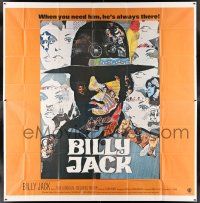 3g202 BILLY JACK int'l 6sh '71 best completely different art of Tom Laughlin by Ermanno Iaia!