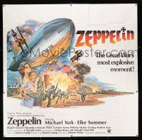 3g424 ZEPPELIN int'l 6sh '71 Michael York, Elke Sommer, art of the great war's most explosive moment