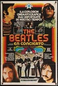 3g083 BEATLES IN CONCERT Argentinean '70s John Lennon, Paul McCartney, Ringo Starr, George Harrison