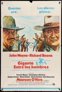 3g087 BIG JAKE Argentinean '71 Richard Boone wanted gold but John Wayne gave him lead instead!