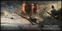 3h569 PEARL HARBOR 3 advance DS 1shs '01 Ben Affleck, Beckinsale, Hartnett, WWII panorama!