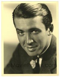 3t291 JAMES STEWART deluxe 10x13 still '30s youthful portrait by Clarence Sinclair Bull!