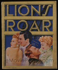 3t281 LION'S ROAR exhibitor magazine August 1945 Week-End at the Waldorf, Tex Avery, Tom & Jerry!