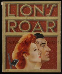 3t273 LION'S ROAR exhibitor magazine January 1944 Kapralik & Hirschfeld art, Madame Curie!