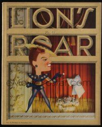 3t269 LION'S ROAR exhibitor magazine November 1942 Kapralik art of Judy Garland in For Me & My Gal