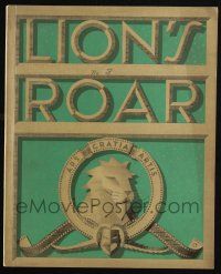 3t261 LION'S ROAR vol 1 no 3 exhibitor magazine '41 cover art of Leo the Lion by Jacques Kapralik!