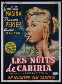 3x842 NIGHTS OF CABIRIA REPRO Belgian '80s Federico Fellini's La Notti di Cabiria!