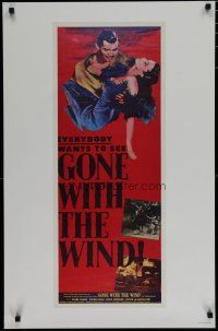 3x607 GONE WITH THE WIND commercial poster '84 Clark Gable, Vivien Leigh, Leslie Howard!