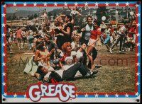 3x610 GREASE 24x32 commercial poster '78 John Travolta, Olivia Newton-John & cast!