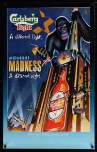 3x463 MIDNIGHT MADNESS 24x38 Canadian film festival poster '91 artwork parody image of King Kong!