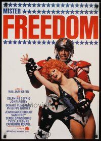 3x643 MR. FREEDOM French commercial poster '69 American hero John Abbey & sexy Delphine Seyrig!