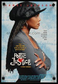 3x335 POETIC JUSTICE mini poster '93 Tupac Shakur, Regina King, cool profile of Janet Jackson!