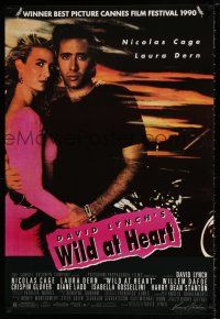 3x692 WILD AT HEART 25x37 commercial poster '90 David Lynch, Nicolas Cage & Laura Dern!