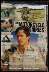 3x770 MOTORCYCLE DIARIES 27x40 video poster '04 Gael Garcia Bernal as Che Guevara!