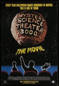 3x771 MYSTERY SCIENCE THEATER 3000: THE MOVIE 27x40 video poster '96 MST3K, cheesy sci-fi!