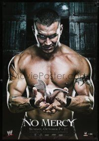 3x547 NO MERCY 2007 tv poster '07 incredible image of wrestler Randy Orton holding dove, WWF!