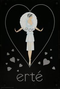 3x122 ERTE 20x30 art print '83 wonderful artwork of sexy woman in heart!