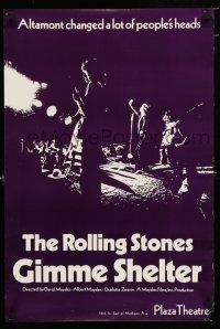 3x280 GIMME SHELTER 17x26 special '71 Rolling Stones, out of control rock & roll concert!