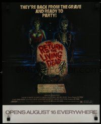 3x345 RETURN OF THE LIVING DEAD special 16x20 '85 punk rock zombies by tombstone ready to party!