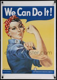 3x691 WE CAN DO IT 20x28 commercial poster '00s iconic J. Howard Miller art of Rosie the Riveter!