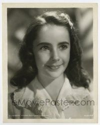 3y290 ELIZABETH TAYLOR 8x10.25 still '40s super young head & shoulders c/u of the child star!