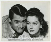 3y408 HIS GIRL FRIDAY 8x10 still R71 Howard Hawks, best c/u of Cary Grant & Rosalind Russell!