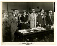 3y878 STORY ON PAGE ONE 8.25x10 still '60 Rita Hayworth & Tony Franciosa appear in court!