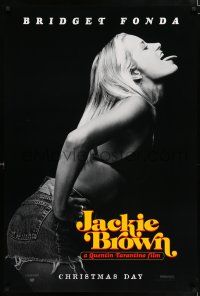 4r402 JACKIE BROWN teaser 1sh '97 Quentin Tarantino, profile portrait of sexy Bridget Fonda!