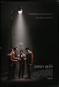 4r408 JERSEY BOYS advance DS 1sh '14 John Lloyd Young as Frankie Valli, The Four Seasons!