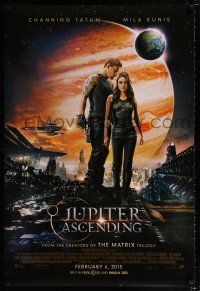 4r417 JUPITER ASCENDING int'l advance DS 1sh '15 Channing Tatum, Mila Kunis, Sean Bean!