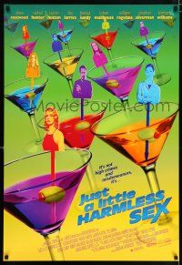 4r420 JUST A LITTLE HARMLESS SEX 1sh '99 Alison Eastwood, cool martini design!