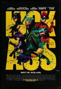 4r426 KICK-ASS advance DS 1sh '11 Chris Mintz-Plasse, Chloe Grace Moretz, Nicholas Cage!