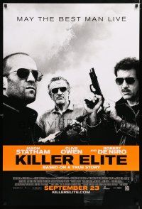 4r429 KILLER ELITE advance DS 1sh '11 Jason Statham, Clive Owen, Robert De Niro!