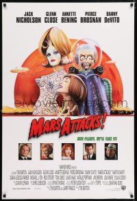 4r477 MARS ATTACKS! int'l 1sh '96 directed by Tim Burton, great sci-fi art by Philip Castle!