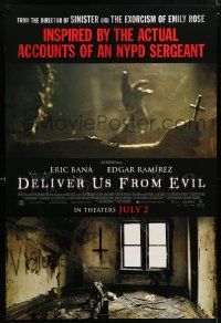 5k213 DELIVER US FROM EVIL advance DS 1sh '14 Eric Bana, Edgar Ramirez, Olivia Munn!