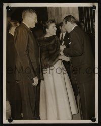 5s921 CONQUEROR 2 8x10 stills '56 both with great candid images from world premiere!