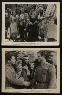 5s494 DEERSLAYER 8 8x10 stills '43 from James Fenimore Cooper's novel!