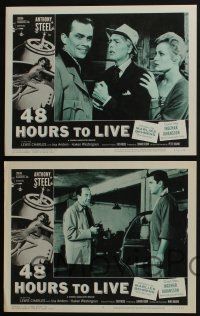 5w649 48 HOURS TO LIVE 5 LCs '60 Swedish/English sci-fi starring world heavyweight boxing champion!