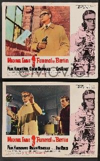 5w182 FUNERAL IN BERLIN 8 LCs '67 Michael Caine, Eva Renzi, directed by Guy Hamilton!