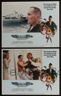 5w472 GREAT SANTINI 7 LCs '79 Robert Duvall, Blythe Danner, Michael O'Keefe, cool border art!