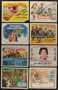 5x101 LOT OF 15 TITLE LOBBY CARDS '50s-60s great images from a variety of different movies!