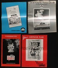 5x122 LOT OF 13 UNCUT PRESSBOOKS '50s-70s great advertising from a variety of different movies!