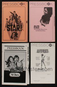 5x125 LOT OF 11 UNCUT PRESSBOOKS '70s cool advertising images from a variety of different movies!