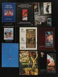 5x153 LOT OF 14 AUCTION CATALOGS '90s filled with great color movie poster images & more!