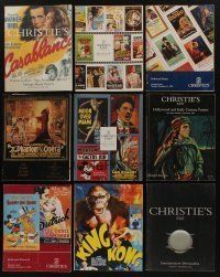 5x154 LOT OF 13 CHRISTIE'S EAST AUCTION CATALOGS '90s-00s filled with great poster images!