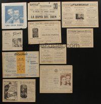 5x200 LOT OF 10 1944-47 URUGUAYAN HERALDS '44-47 different images from a variety of movies!