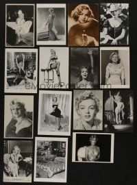 5x208 LOT OF 15 MARILYN MONROE BLACK & WHITE POSTCARDS '90s images of the sexy Hollywood legend!