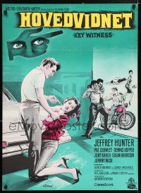 5y520 KEY WITNESS Danish '60 motorcycle punk Dennis Hopper & Pat Crowley who was their girl!