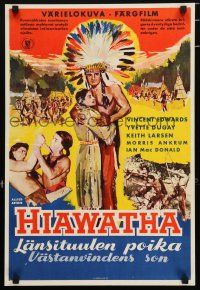 5y138 HIAWATHA Finnish '54 Edwards is the greatest Native American Indian warrior of them all!